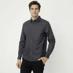 NEWPORT - Camisa Hombre Manga larga Slim fit de Algodón