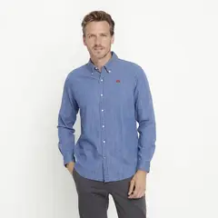 LA MARTINA - Camisa de jean Hombre Manga larga