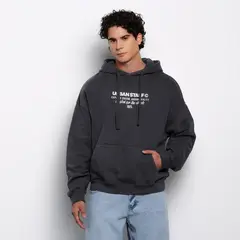 DENIMLAB - Hoodie Hombre Con Logo De Algodón