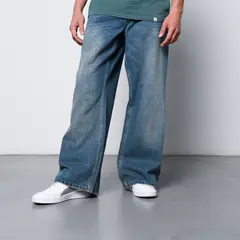 DENIMLAB - Jean 5 Bolsillos Hombre Baggy Largo 32