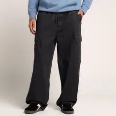 BEARCLIFF - Pantalón cargo Hombre Baggy Largo 32