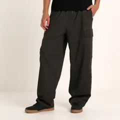 BEARCLIFF - Pantalón cargo Hombre Baggy Largo 32