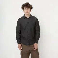 BEARCLIFF - Camisa Hombre Manga larga de Algodón