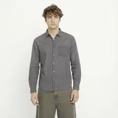 BEARCLIFF - Camisa Hombre Manga larga de Algodón