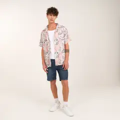 DOO AUSTRALIA - Camisa Hombre con Estampado Manga larga
