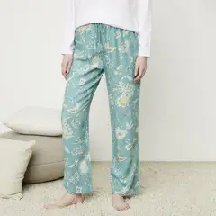 BLU - Pantalón de pijama para Mujer con Flores