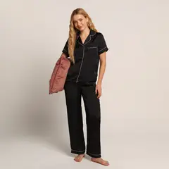 SYBILLA - Pijama completa con pantalón para Mujer Manga corta