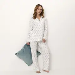 SOUTHLAND - Pijama completa con pantalón para Mujer Manga larga