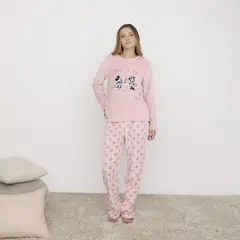 DISNEY - Pijama completa con pantalón Mujer Manga larga