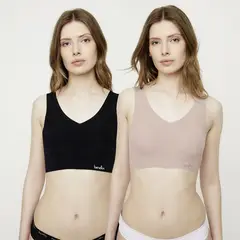 BENETTON - Bralettes Pack de 2 Sin varilla