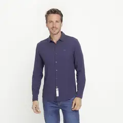 LA MARTINA - Camisa Hombre Manga larga Slim fit de Algodón