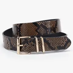 BASEMENT - Cinturón Sintet CIB2050AI2 BLACK CROCO M/L