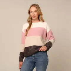 NEWPORT - Saco Mujer Tejido