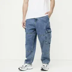 BEARCLIFF - Jeans Hombre De Algodón