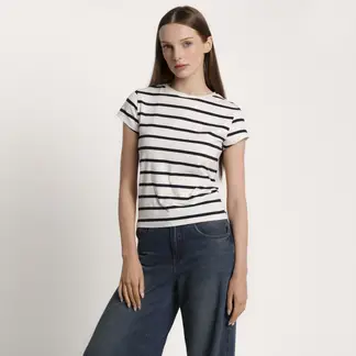 BASEMENT - Camiseta Mujer Manga corta de Algodón