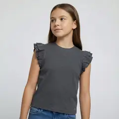 ELV - Camiseta para Niña de Algodón
