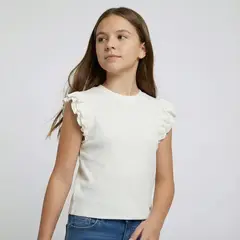 ELV - Camiseta para Niña de Algodón