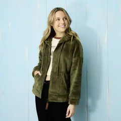 DOO AUSTRALIA - Saco Mujer Efecto pelo