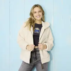 DOO AUSTRALIA - Saco Mujer Efecto pelo