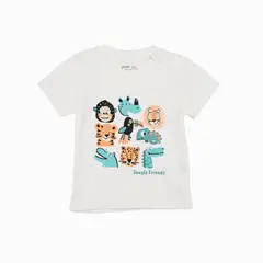 YAMP - Camiseta para Bebé niño en Algodón