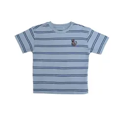 YAMP - Camiseta para Bebé niño de Rayas Manga corta de Algodón