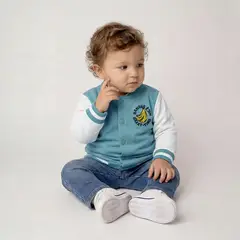 YAMP - Saco para Bebé niño con Logo de Algodón