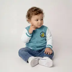 YAMP - Saco para Bebé niño con Logo de Algodón