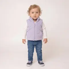 YAMP - Chaleco para Bebé niña Acolchado