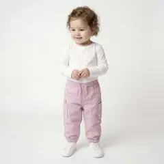 YAMP - Pantalón para Bebé niña de Algodón