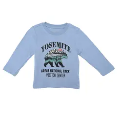 YAMP - Camiseta manga larga para Bebé niño en Algodón