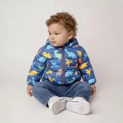 YAMP - Chaqueta Con capucha para Bebé niño Acolchado