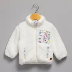 YAMP - Saco para Bebé niña Efecto pelo