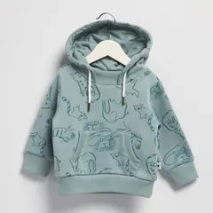 YAMP - Saco Con capucha para Bebé niño con Estampado de Algodón