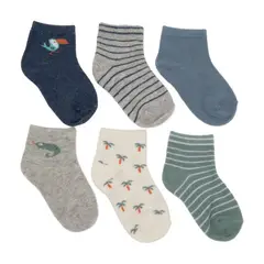 YAMP - Medias para Bebe niña Corto Pack de 6