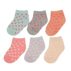 YAMP - Medias para Bebe niña Corto Pack de 6