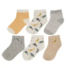 YAMP - Medias para Bebe niña Corto Pack de 6