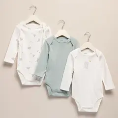 YAMP - Bodie para Bebé niño Pack de 3 unidades de Algodón