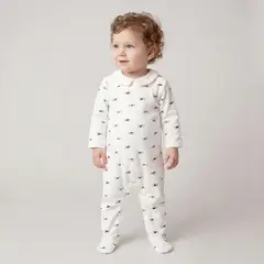 YAMP - Pijama para Bebé niño con Estampado de Algodón