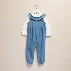 YAMP - Sets Enterizo + Body manga larga para Bebé niña en Algodón