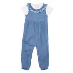 YAMP - Conjunto Enterizo + Body manga corta para Bebé niña en Algodón