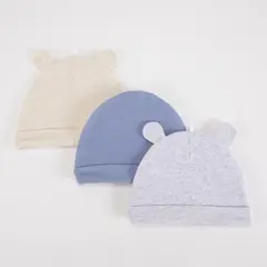 YAMP - Gorro para Bebé niño Pack de 3 unidades