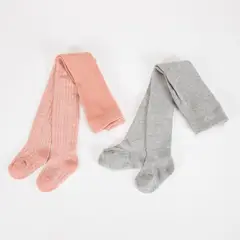 YAMP - Medias para Bebé niña Pack de 2 unidades de Algodón