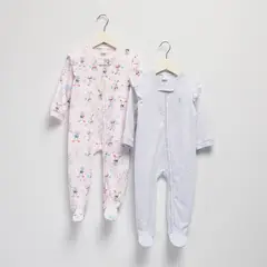 YAMP - Pijama para Bebé niña Pack de 2 unidades de Algodón