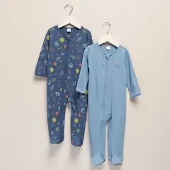 YAMP - Pijama para Bebé niño Pack de 2 unidades de Algodón