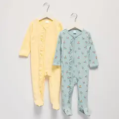 YAMP - Pijama para Bebé niña Pack de 2 unidades de Algodón