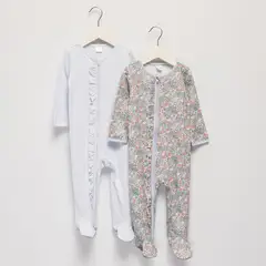 YAMP - Pijama para Bebé niña Pack de 2 unidades de Algodón