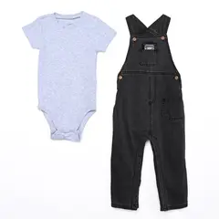 YAMP - Sets Overol + Body manga corta para Bebé niño en Algodón