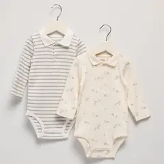 YAMP - Bodies para Bebé niño Pack de 2 unidades de Algodón