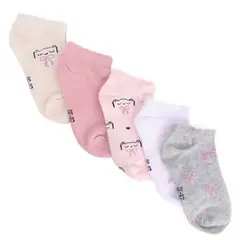 YAMP - Medias para Niña Corto Pack de 5
