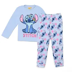 LILO & STITCH - Pijama Cintura elásticada para Niña 2 piezas con Estampado Manga larga